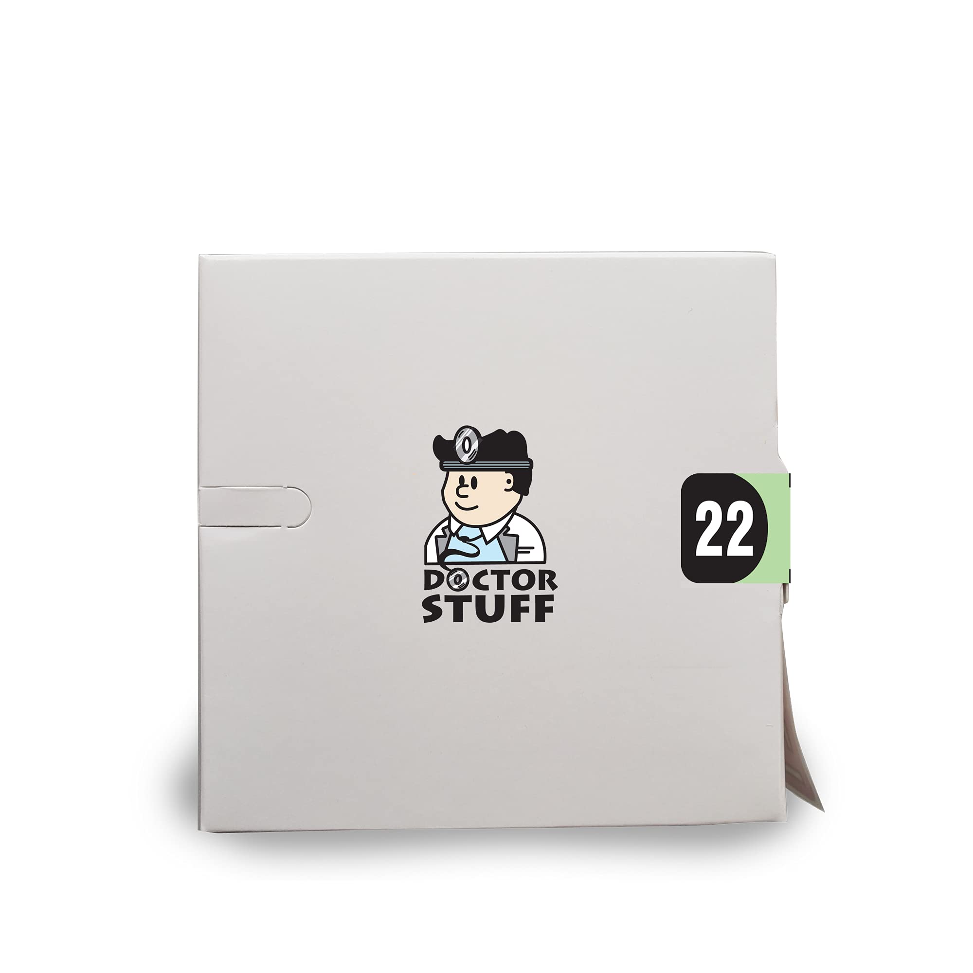 Doctor Stuff - 2022 Year Stickers, Arden Compatible Series, Light Green/Black File Folder Labels, 500/Roll, 3/4