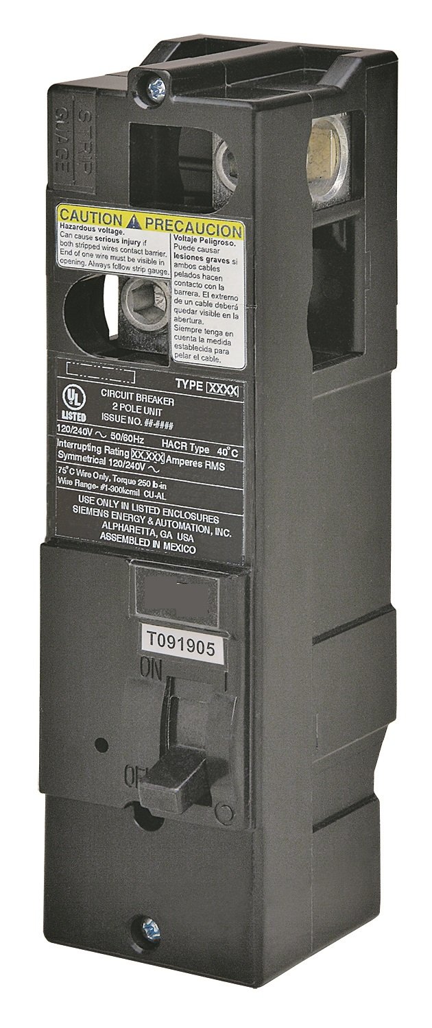 Siemens QS2150 150-Amp Main Circuit Breaker for Multi-Family Homes - 10 KAIC Rating - Perfect for Apartment Buildings & Commercial Electrical Panels