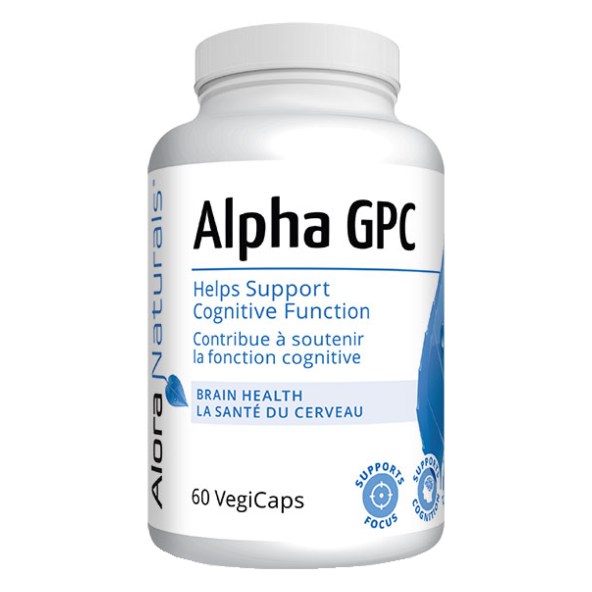 Alpha GPC 600mg Supplement - Brain Health & Cognitive Support for Focus, Memory & Learning | Nootropic for Students, Professionals & Gamers