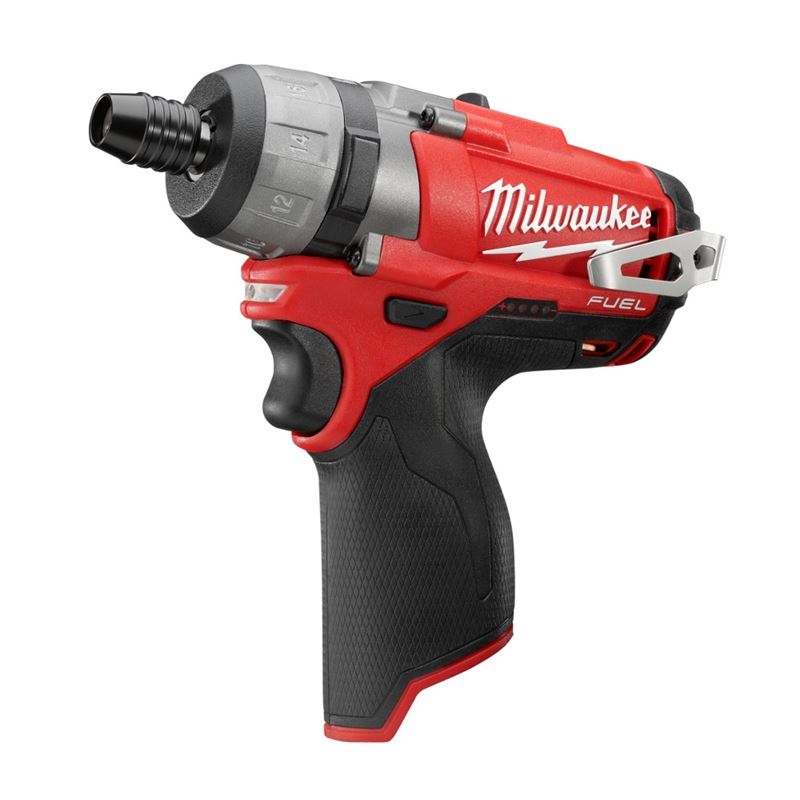 M12 FUEL 12V Brushless Cordless 2-Speed Screwdriver (Tool Only) - Milwaukee 2402-20 Lithium-Ion Power Tool for DIY & Professional Construction Projects