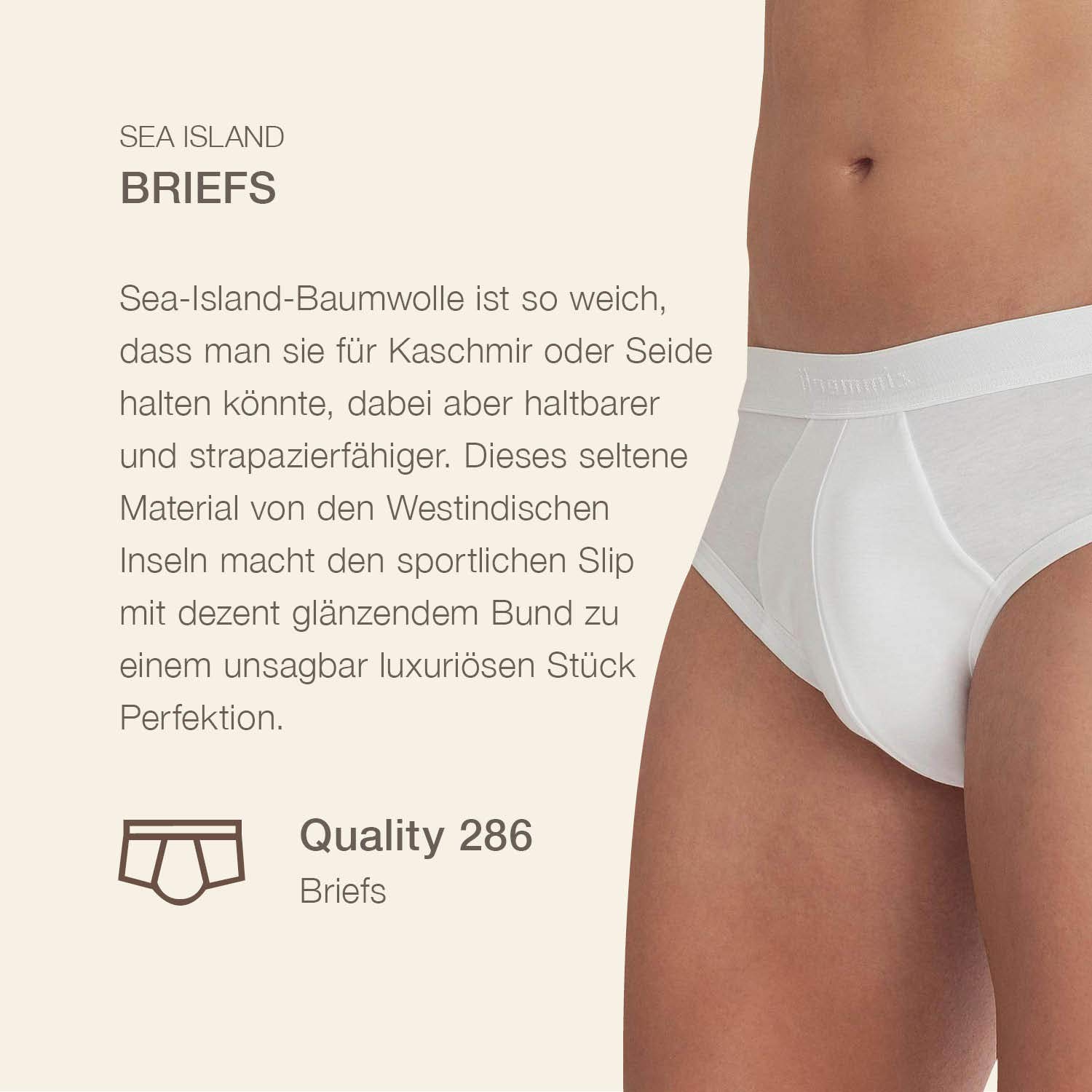 Zimmerli Men's Sea Island Luxury Cotton Brief Underwear - Soft, Breathable & Comfortable - Size XL - White - Perfect for Everyday Wear & Travel