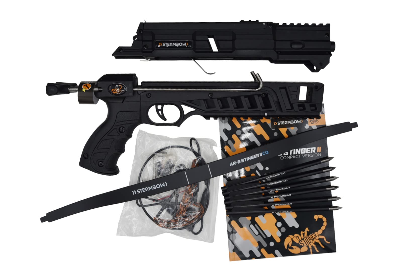 AR-6 Stinger II Compact Tactical Repeating Crossbow - Lightweight Hunting Crossbow for Outdoor Sports & Target Practice
