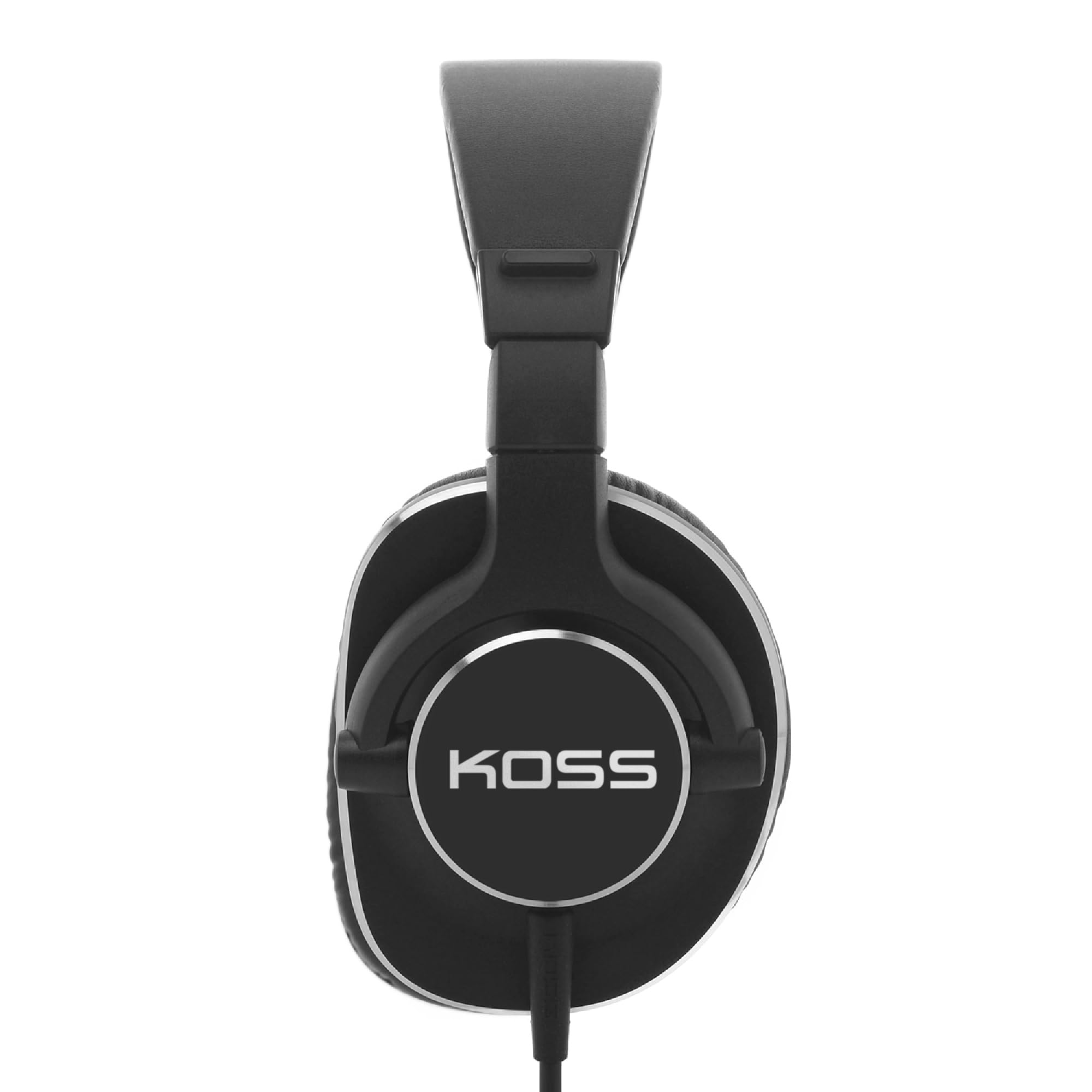 Koss Pro4S Professional Over-Ear Studio Headphones with Detachable Cable - Dual Entry Options (Black/Silver) | Perfect for Music Production, Gaming & Audio Mixing