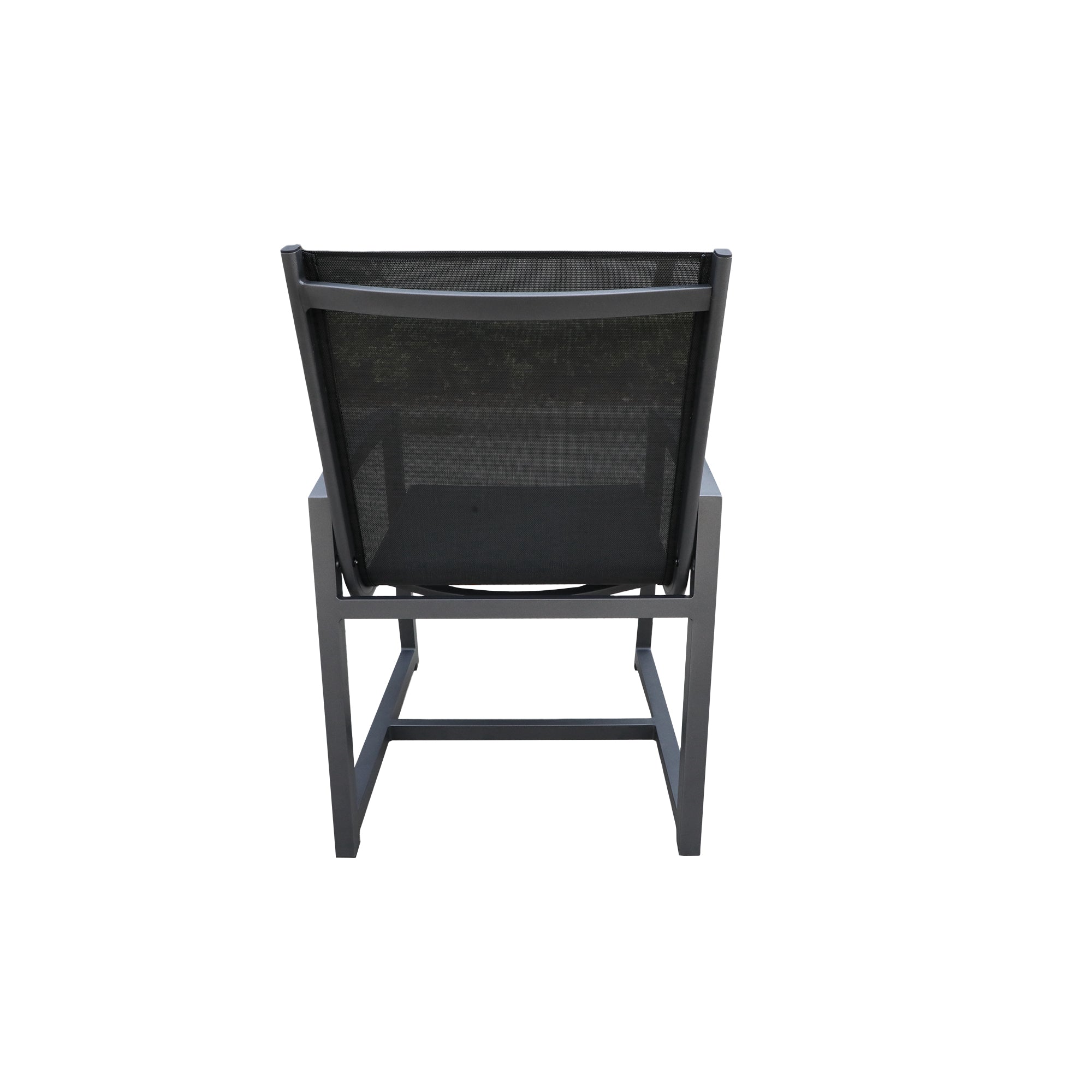 Portland Outdoor Dining Chair - Weather-Resistant Patio Furniture for Backyard, Garden, and Poolside Use