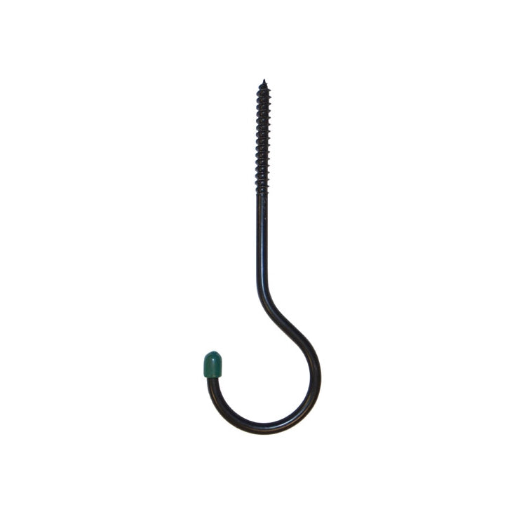 Black Ceiling Hook with Twist Design - Perfect for Hanging Plants, Lights & Home Decor