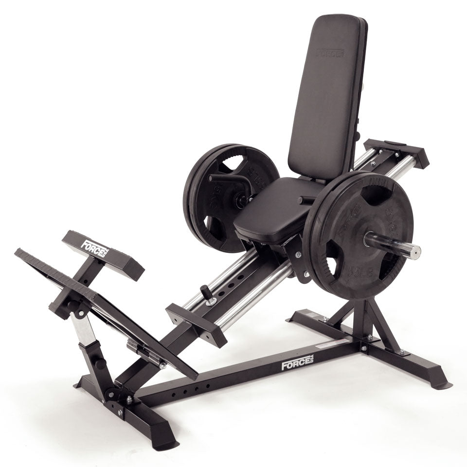 Force USA Compact Leg Press & Hack Squat Machine - Home Gym Strength Training Equipment for Legs, Glutes & Quads | Perfect for Small Spaces & Home Workouts