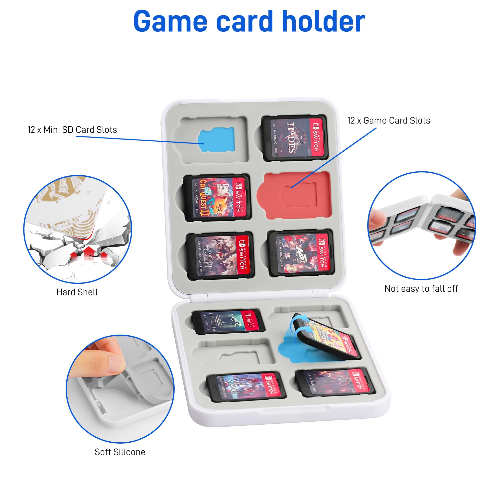 Premium GLDRAM Zelda Travel Carrying Bag for Nintendo Switch/Lite/OLED - Portable Crossbody Sling Backpack with 12 Game Card Slots, Retractable Shoulder Strap & 2 Thumb Caps - Perfect for Tears of the Kingdom Gaming & Travel Accessories (Ideal for Commuting, Gaming Events & Outdoor Adventures)