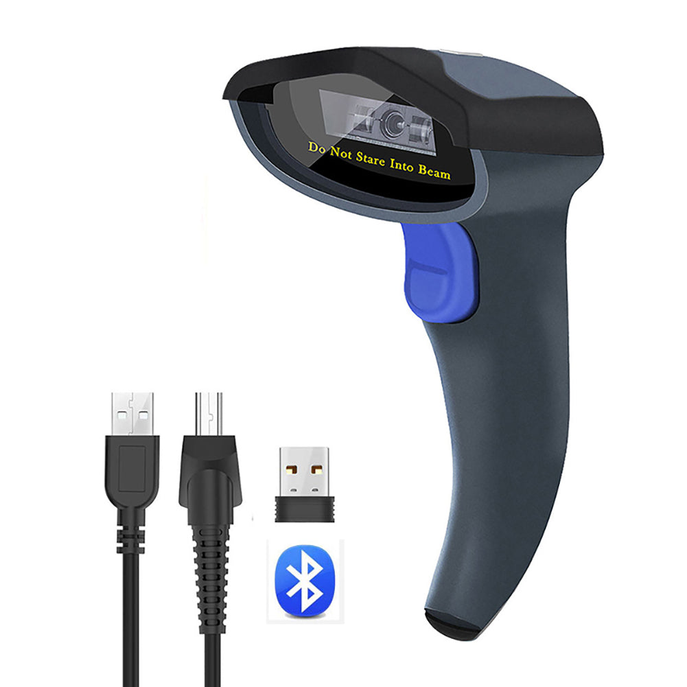 W6 X 1D Wireless Barcode Scanner - Portable Bluetooth Handheld Scanner for Retail, Warehouse & Inventory Management | Fast & Accurate Scanning for Smartphones, Tablets & POS Systems