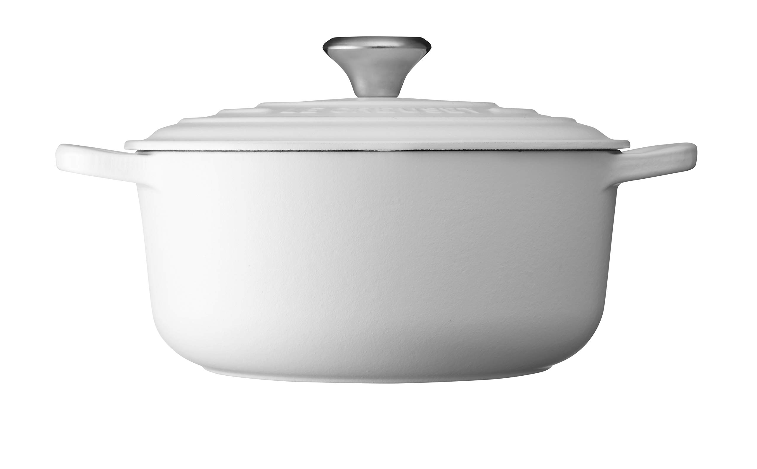 Le Creuset 2.2 Qt Round Enameled Cast Iron Dutch Oven - Ink Blue, 20cm, Perfect for Braising, Stewing & Baking - Ideal for Kitchen, Camping & Gift Giving
