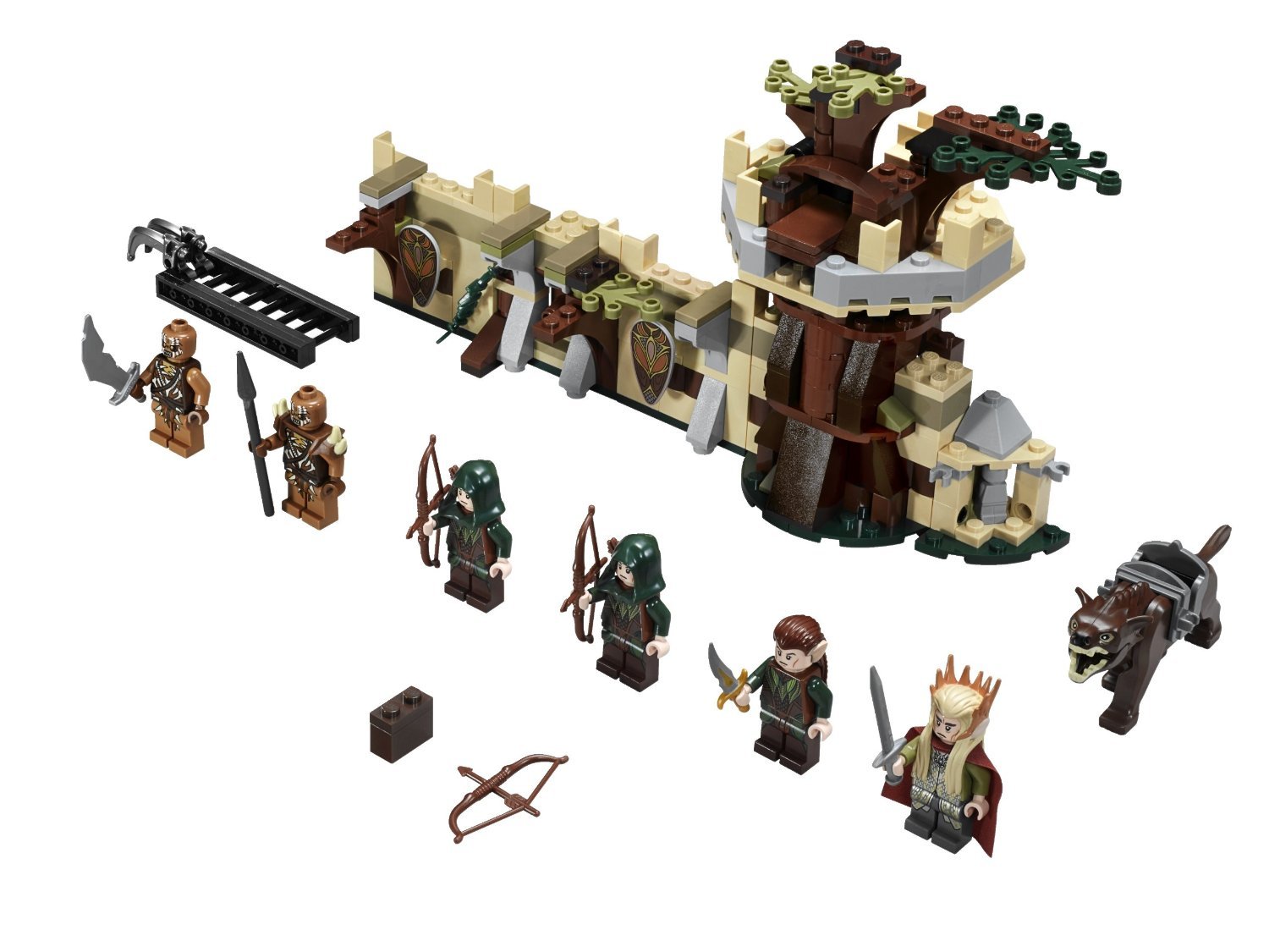 LEGO Lord of The Rings 79012 Mirkwood Elf Army Building Kit - 473 Pieces, Collectible Toy Set for Kids & Adults, Perfect for LOTR Fans & Creative Play