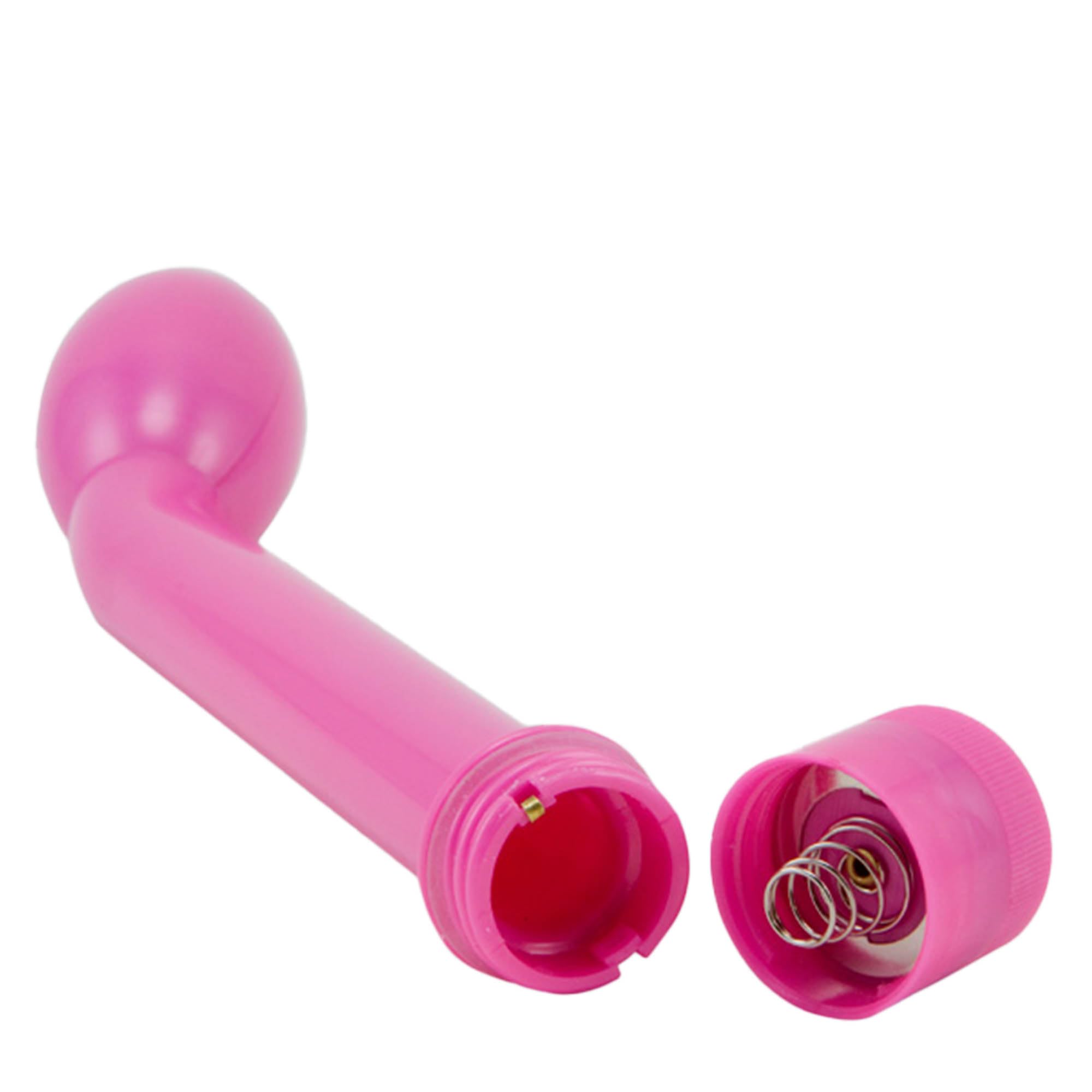 Adam & Eve G GASM Delight G Spot Vibrator - Curved Personal Massager with Adjustable Speeds, Waterproof Design for G Spot & Prostate Stimulation, 7 Inch Silicone Toy with Twist Dial Control (2 AA Batteries) - Perfect for Couples Play & Solo Pleasure in Bedroom or Bath