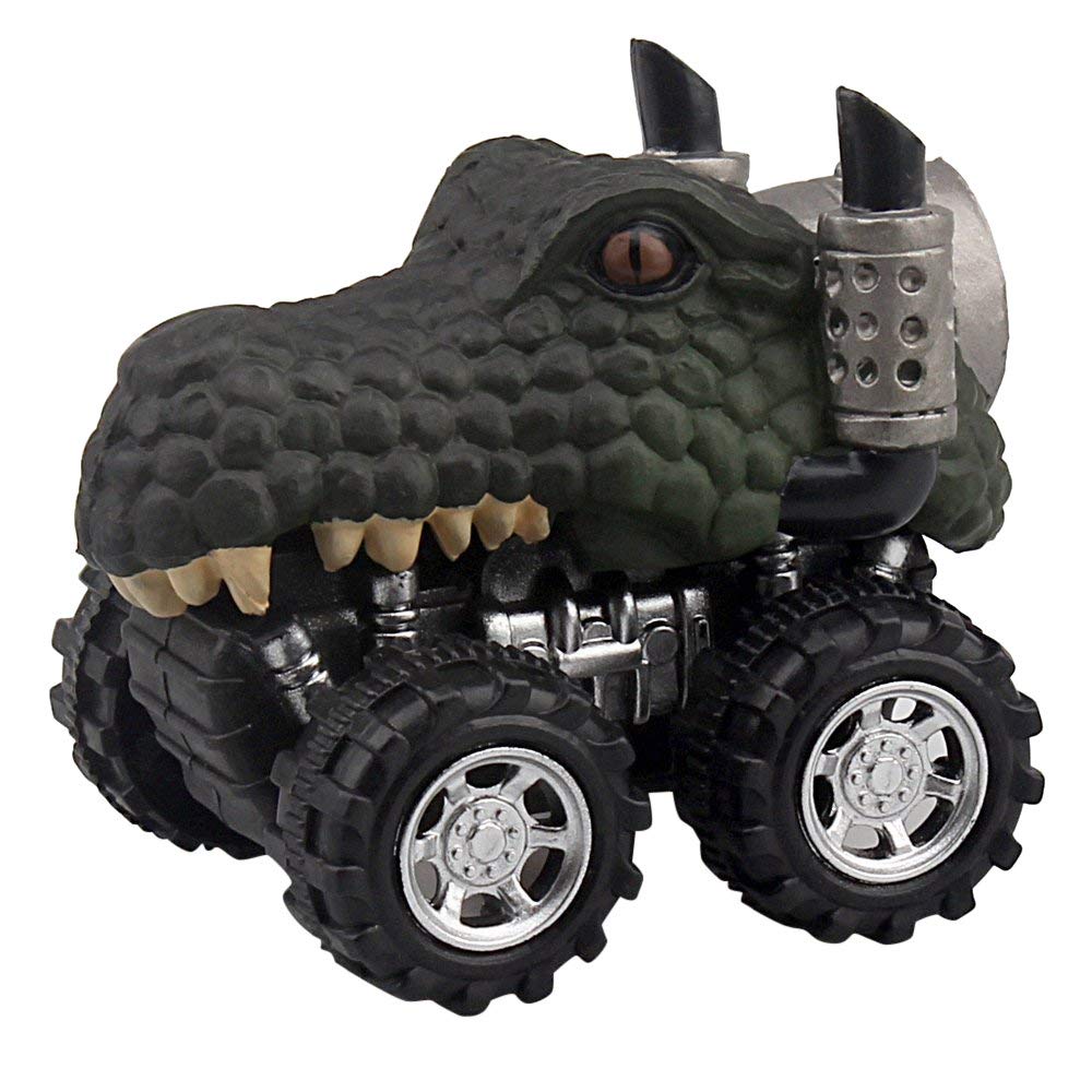 Montessori Dinosaur Toy Car - Educational Pull Back Gift for Toddlers, Perfect for Preschool Learning & Christmas Gifts