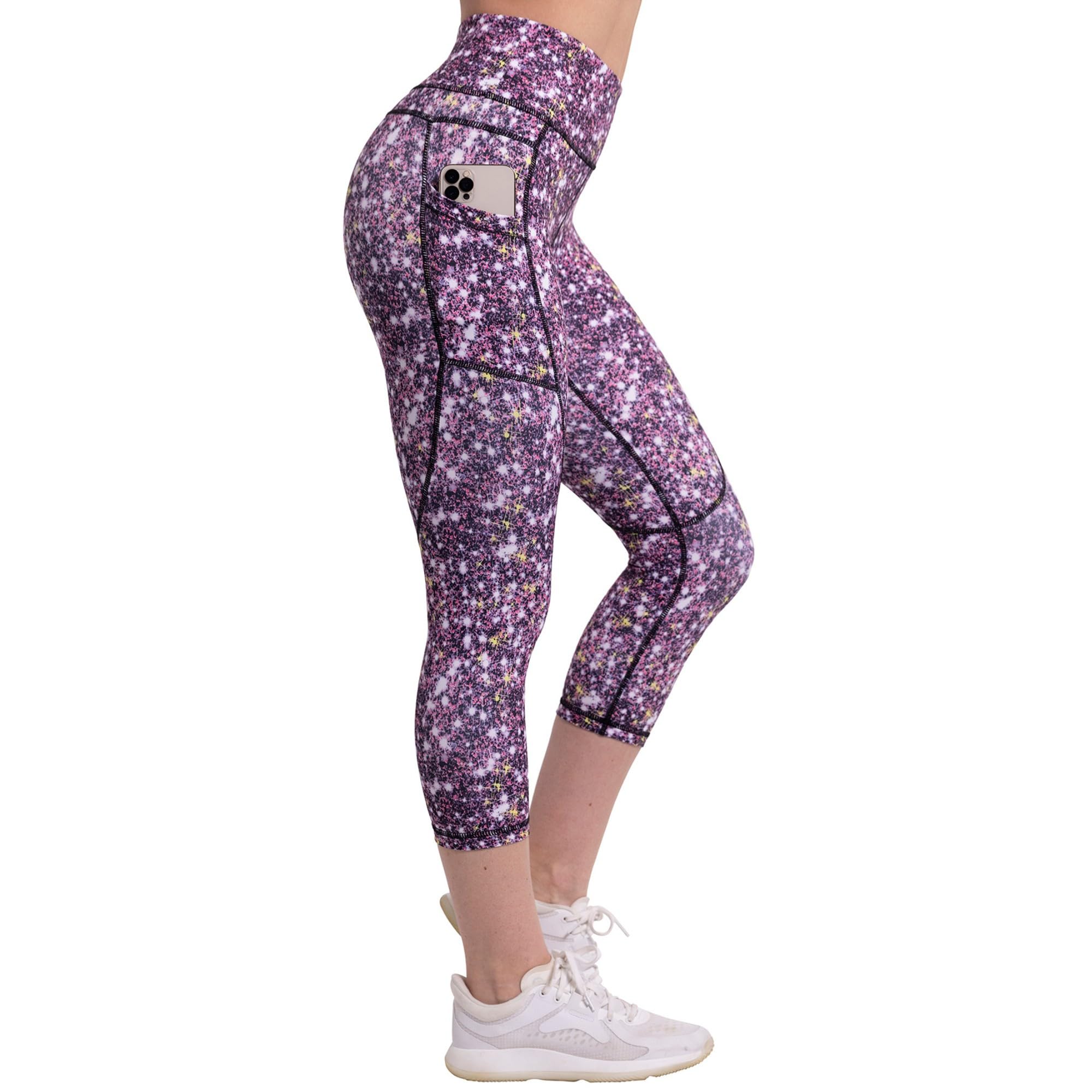 CompressionZ Women's High-Waisted Compression Capri Leggings - Yoga, Running, Gym Workout Pants - Plus Size Activewear for Women - Perfect for Yoga, Pilates, Running & Gym Training