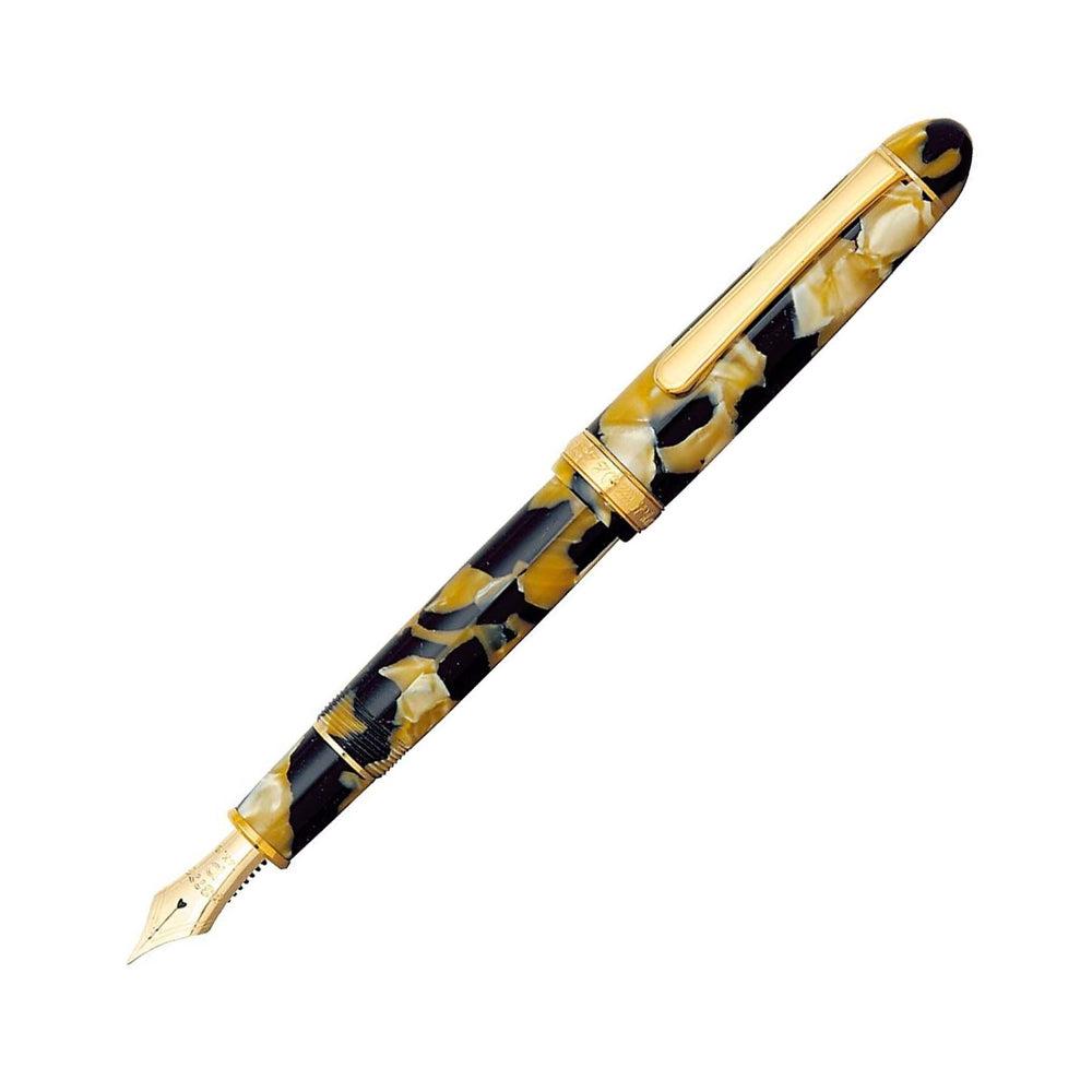 Premium Platinum Fountain Pen - Luxury Celluloid Body, Smooth Writing Experience - Perfect for Calligraphy, Business Signatures & Gift Giving