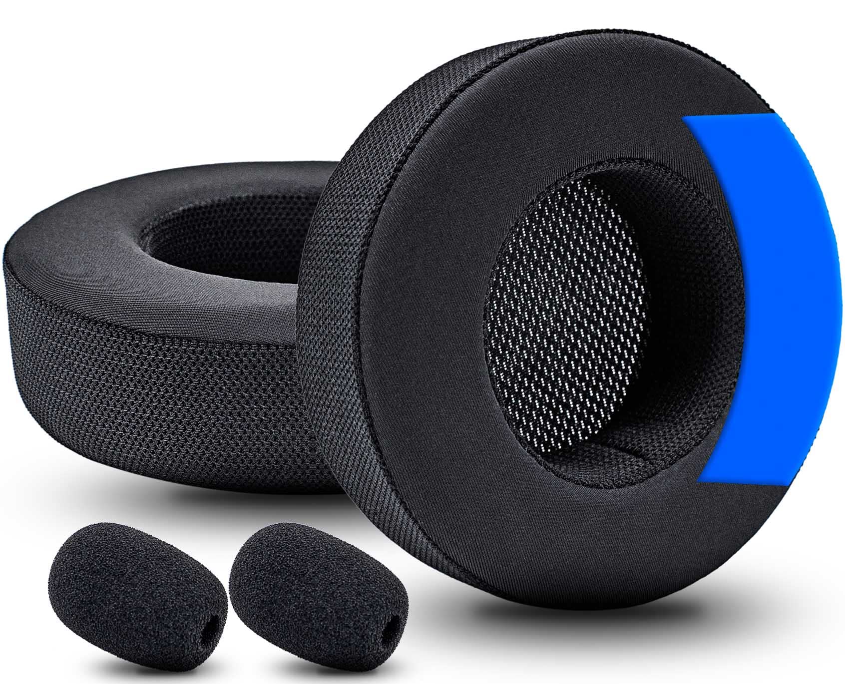 Virtuoso XT Cooling Gel Earpads Replacement - Thick Memory Foam & Breathable Fabric for Corsair Virtuoso XT Headset (Hybrid Mesh Cooling Gel) - Perfect for Gaming, Music & Long Wear Comfort
