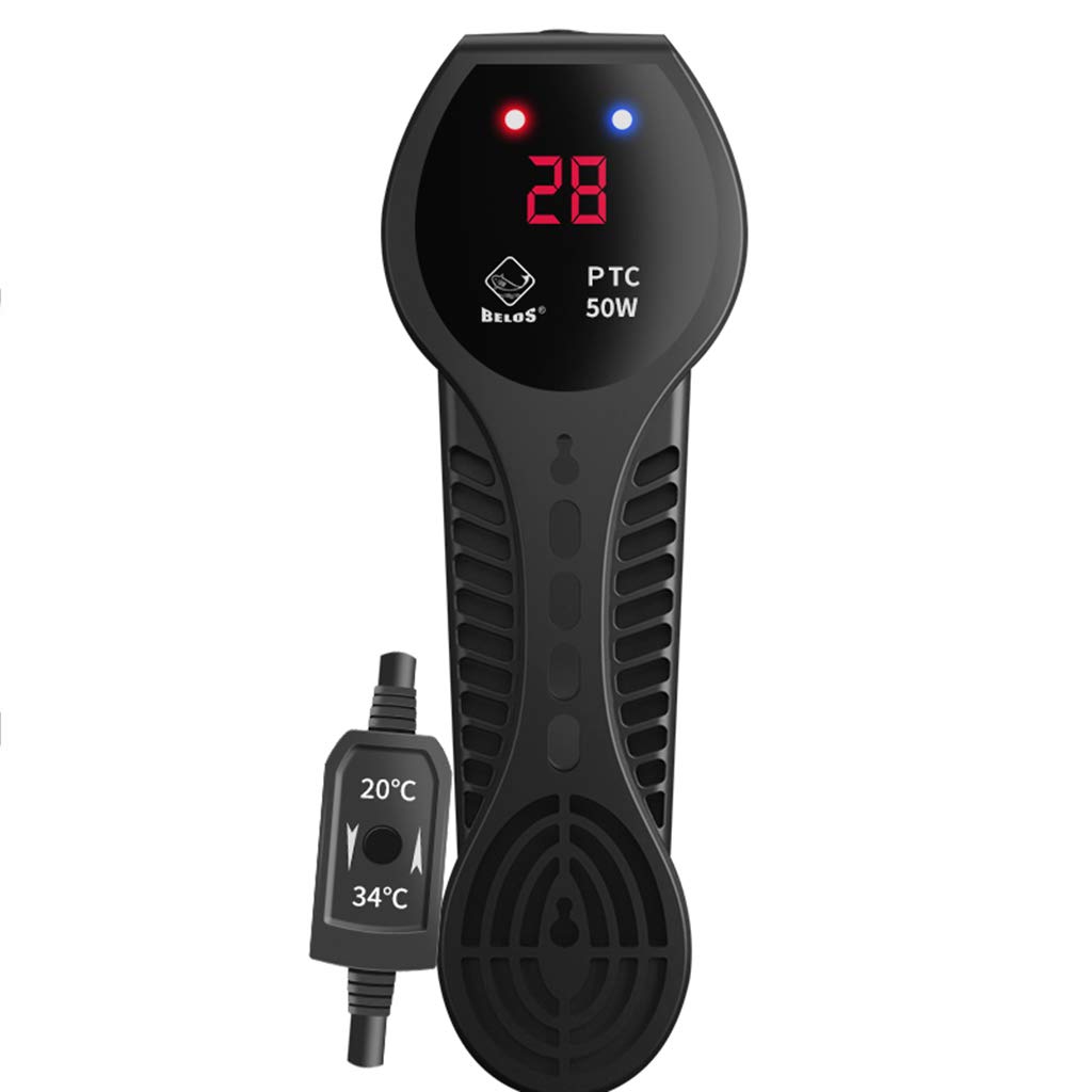 KKYG Submersible Aquarium Heater - Adjustable PTC Fish Tank Heater with External Temperature Controller (100W/200W/300W) for Tropical Fish, Saltwater & Freshwater Tanks - Perfect for Home Aquariums & Fish Breeding
