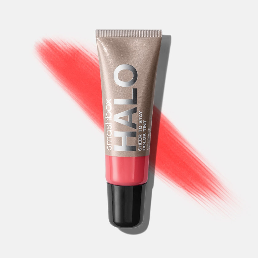 Smashbox Halo Cream Cheek & Lip Tint - Long-Lasting Blush & Lip Color for Natural Glow | Perfect for Everyday Makeup & On-The-Go Touch Ups