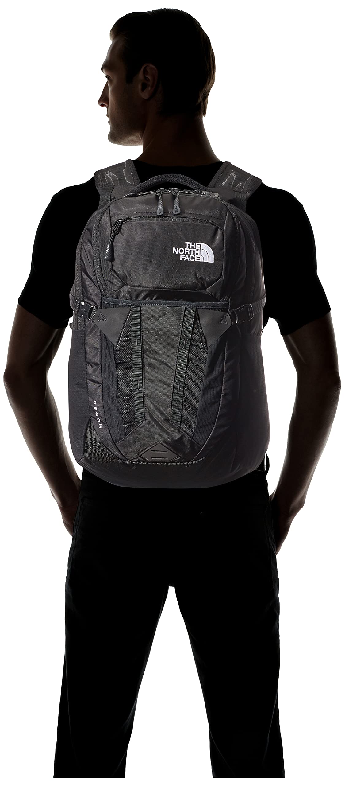 The North Face Recon Laptop Backpack - Durable TNF Black Backpack for Work, School & Travel - Fits 15