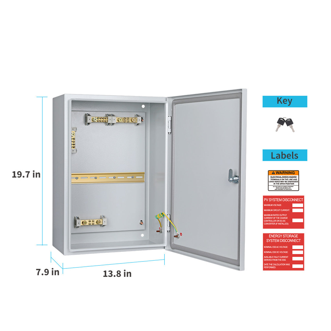 Renogy 12V/24V DC Circuit Breaker Box with LED Indicator - Waterproof & Durable for Solar Panel, RV, Marine, and Off-Grid Power Systems