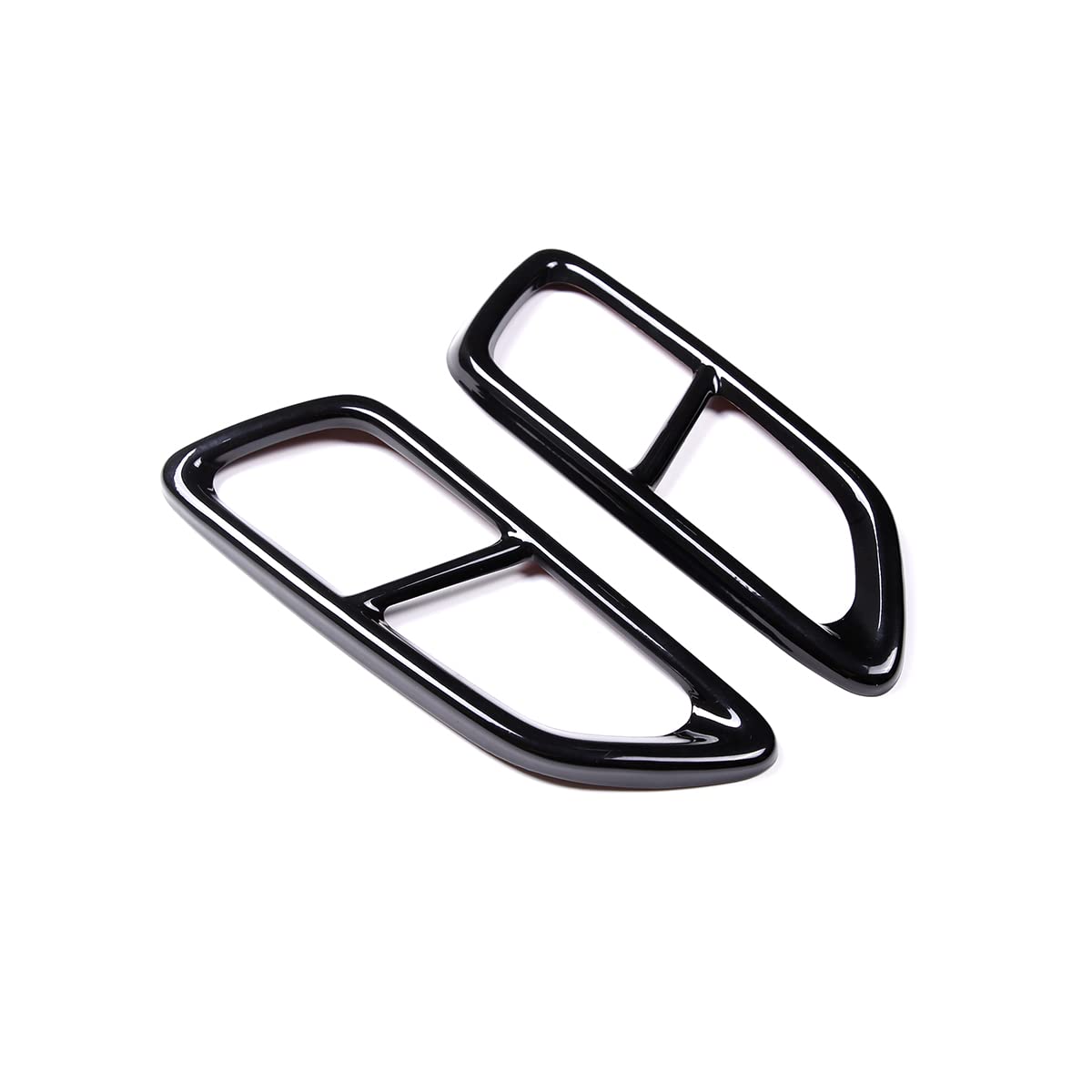 Stainless Steel Exhaust Tail Pipe Tips for Honda Accord 2014-2017 - 4 Outlet Chrome Black Muffler Tips - Upgrade Your Car's Style & Performance