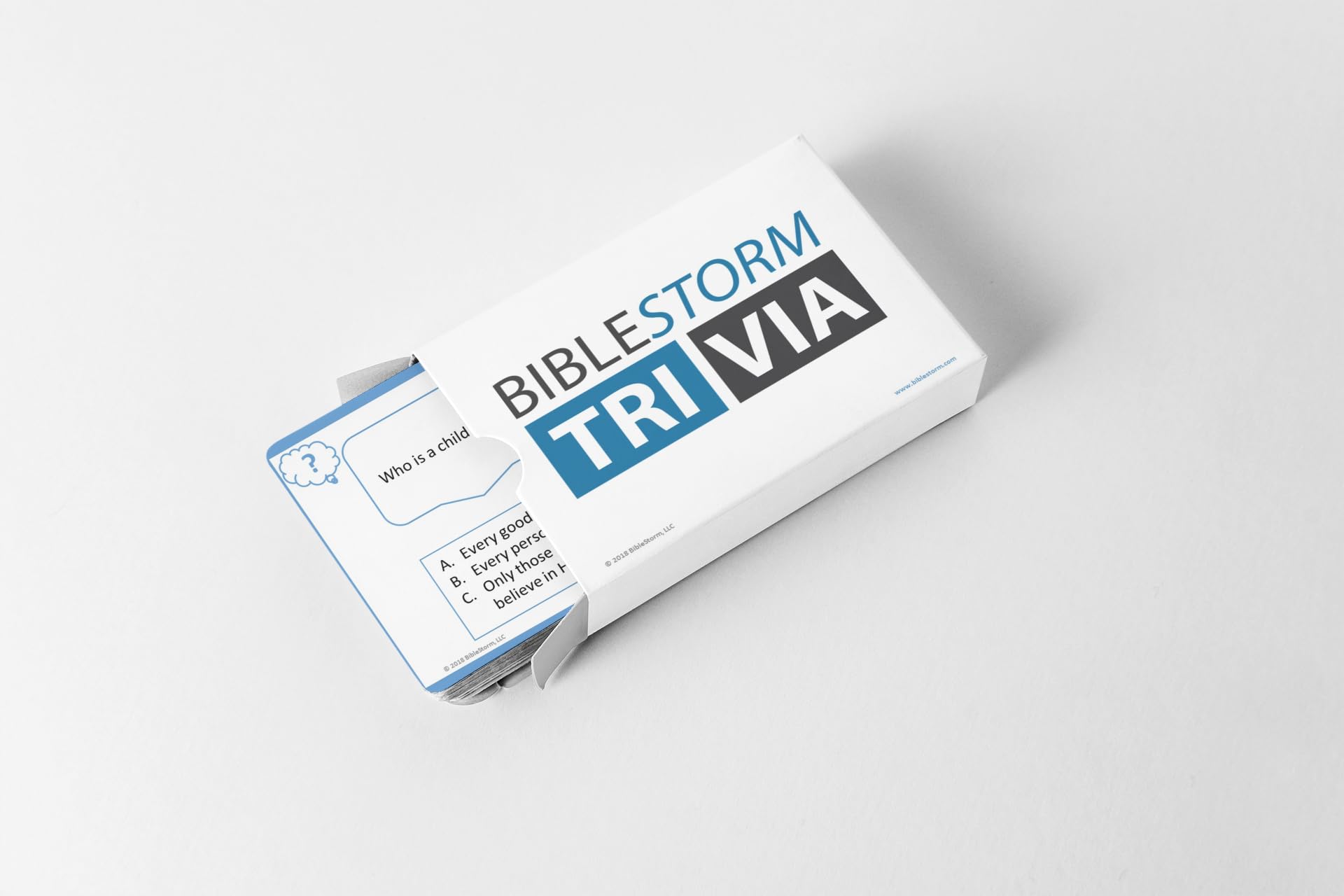 Bible Trivia Card Game - Fun & Educational Flashcards for Bible Study - 50 Questions with Scripture References - Family Game Night & Sunday School Activity