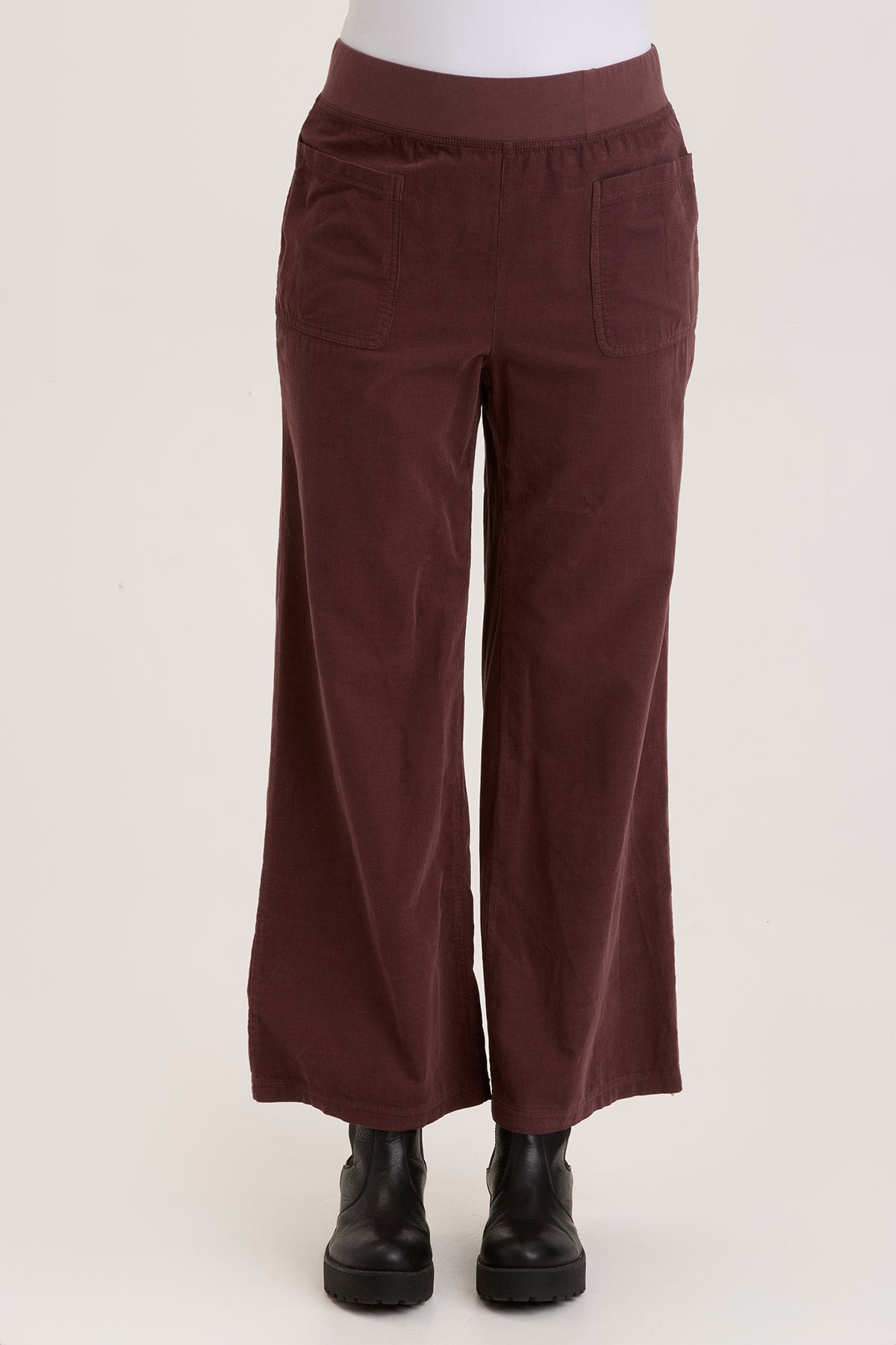 Jolene Wide Leg Sarsaparilla Pants - Women's High Waisted Flowy Trousers for Casual & Office Wear | Comfortable Stretch Fabric for Everyday Style