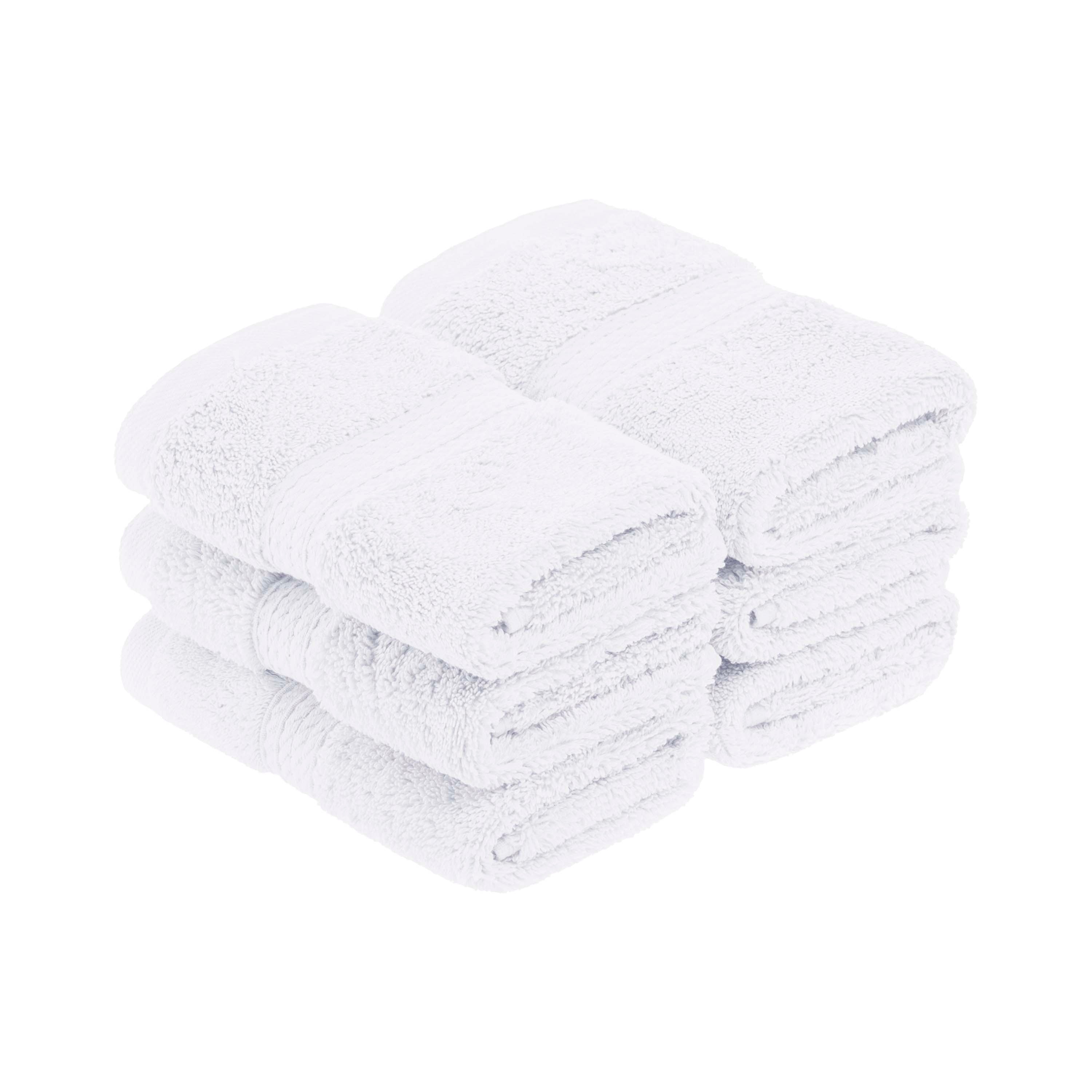 Premium 100% Egyptian Cotton Plush Heavyweight Luxury Bath Towel Set of 6 - Ultra Soft & Absorbent for Spa, Hotel & Home Use