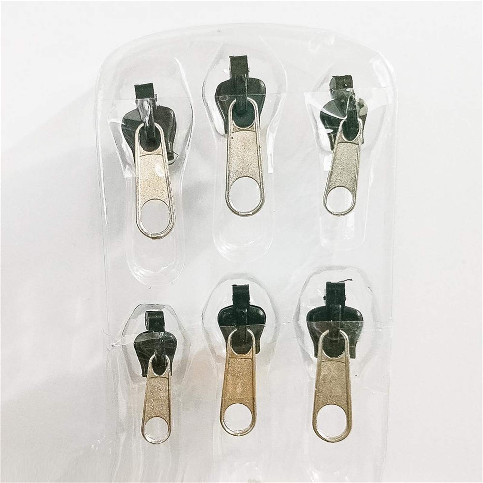 6pcs Universal Zipper Repair Kit - Strong & Sturdy Instant Zipper Slider Replacement for Jackets, Bags, Jeans | Zipper Teeth Rescue Tool for Outdoor Gear, Luggage & Clothing Accessories (Color C)
