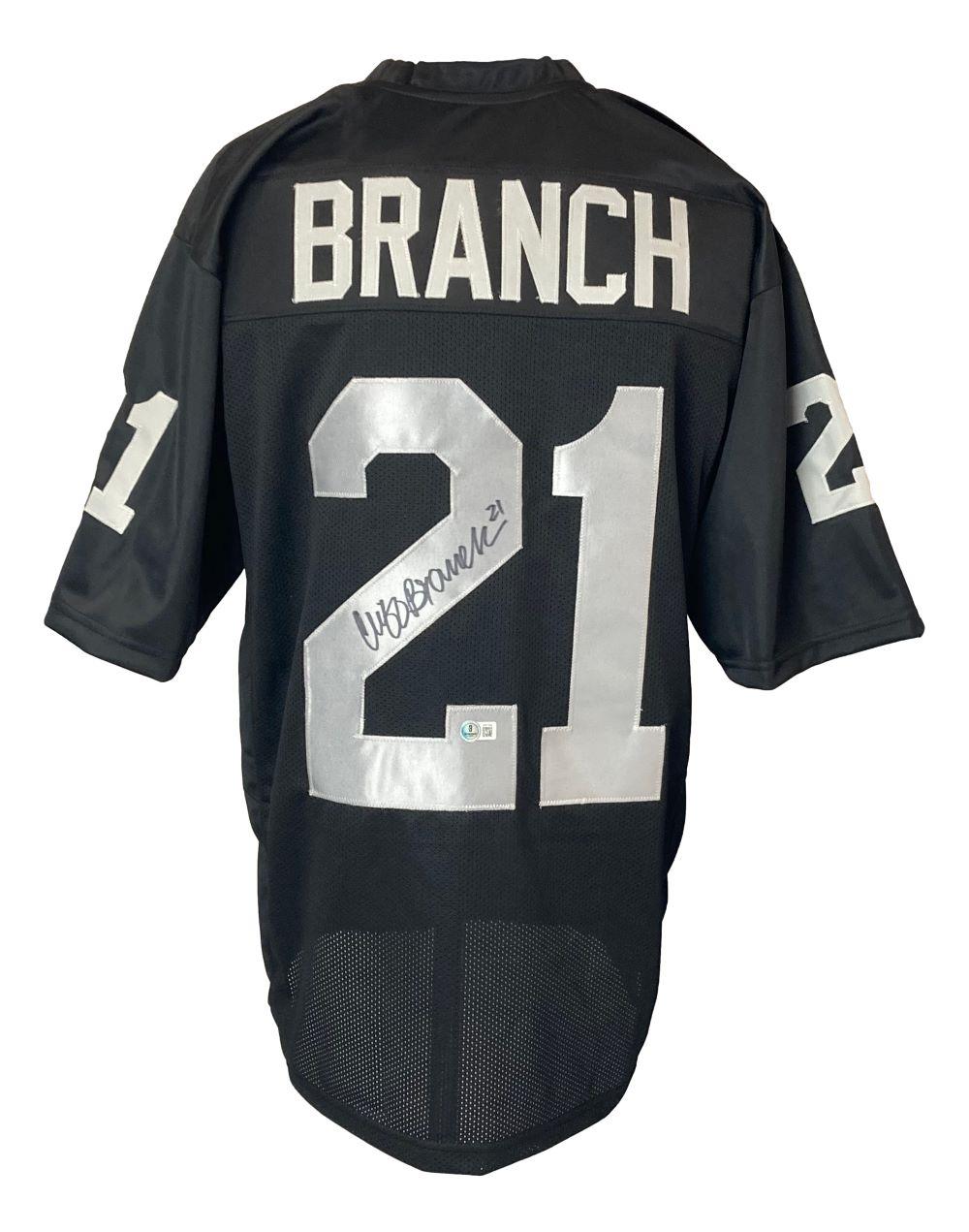 Cliff Branch Oakland Raiders Signed Black Football Jersey - Authentic NFL Memorabilia for Collectors & Fans - Perfect for Display, Gifting, and Sports Memorabilia Collections