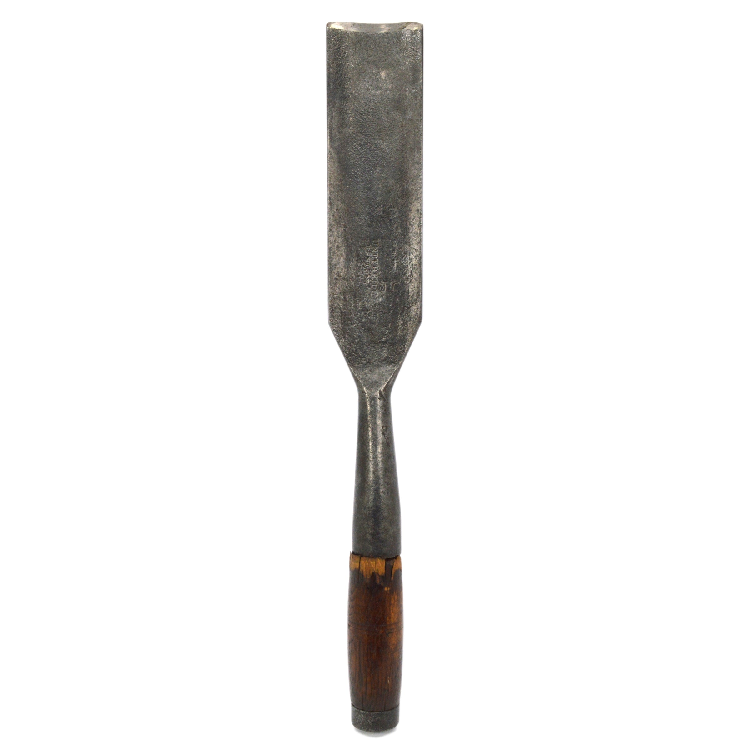 Antique Large Socket Gouge Woodworking Chisel by Underhill - 2 5/8x19 Inch Big Slick - Perfect for Wood Carving, Furniture Making & DIY Wood Projects