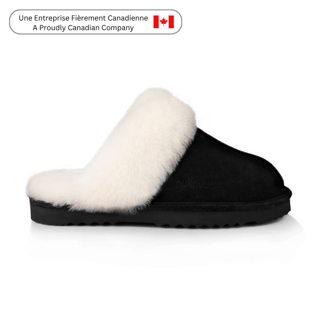 Harlow Women's Cozy Memory Foam Slippers - Soft Indoor House Shoes for Women, Non-Slip Comfortable Slides (Black) - Perfect for Relaxing at Home, Lounging & Cold Floors