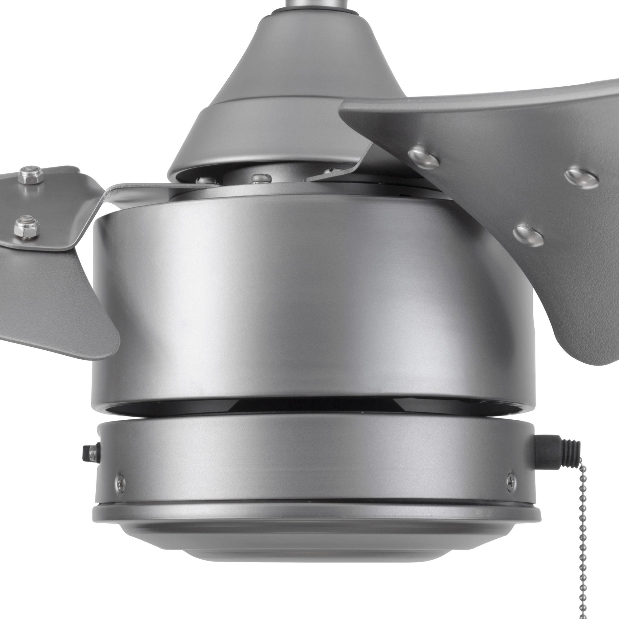 56 Inch Silver Talib Ceiling Fan with Pull Chain - Indoor/Outdoor Use for Living Room, Bedroom, Patio & Covered Porch