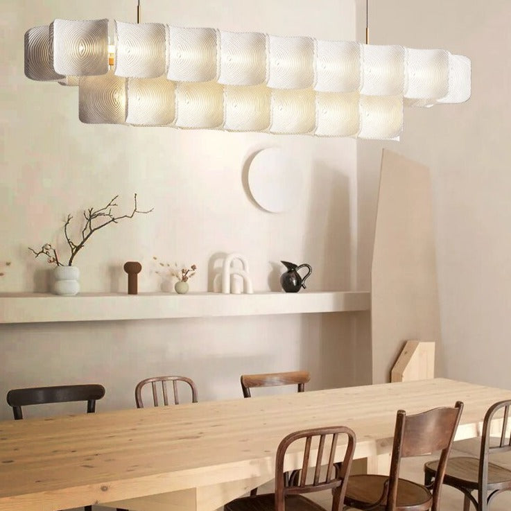 Elegant Acrylic Chandelier - Modern Crystal Ceiling Light Fixture for Dining Room, Living Room, Bedroom Decor