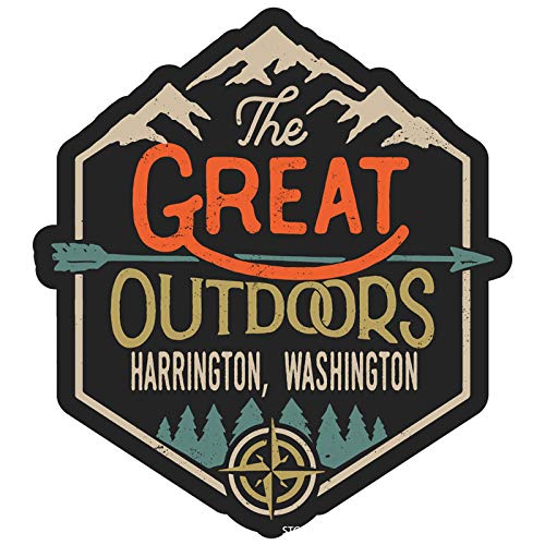 Harrisville Michigan The Great Outdoors Design 4-Inch Fridge Magnet - Collectible Souvenir for Refrigerators, Lockers & Metal Surfaces - Perfect for Travel Memories & Home Decor