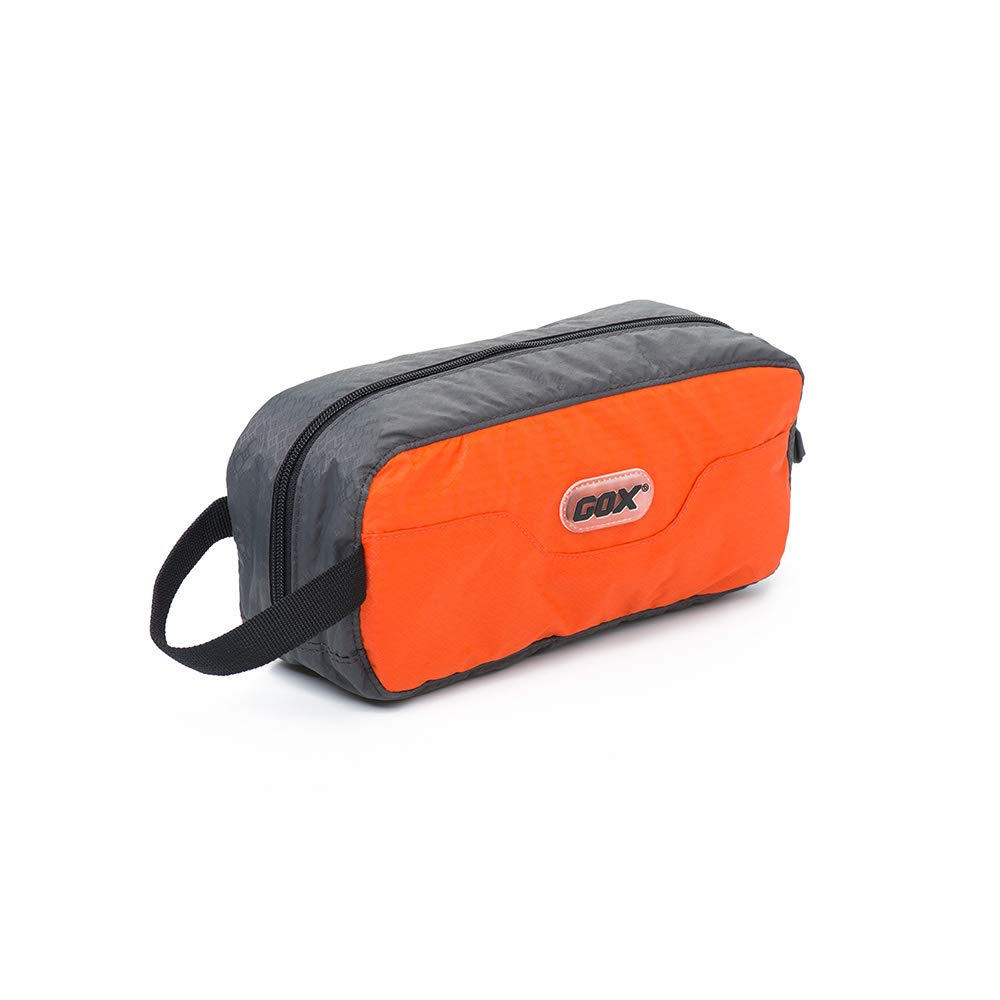 GOX Travel Toiletry Bag - Waterproof Dopp Kit & Makeup Organizer for Men & Women, Ultra-Light Cosmetic Bag with Hanging Hook (Orange) - Perfect for Camping, Gym, Business Trips & Air Travel