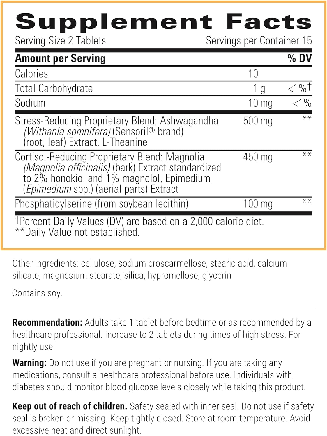 Integrative Therapeutics Cortisol Manager® - Natural Stress Relief & Cortisol Support Supplement for Relaxation & Sleep - Perfect for Work, Travel & Daily Stress Management