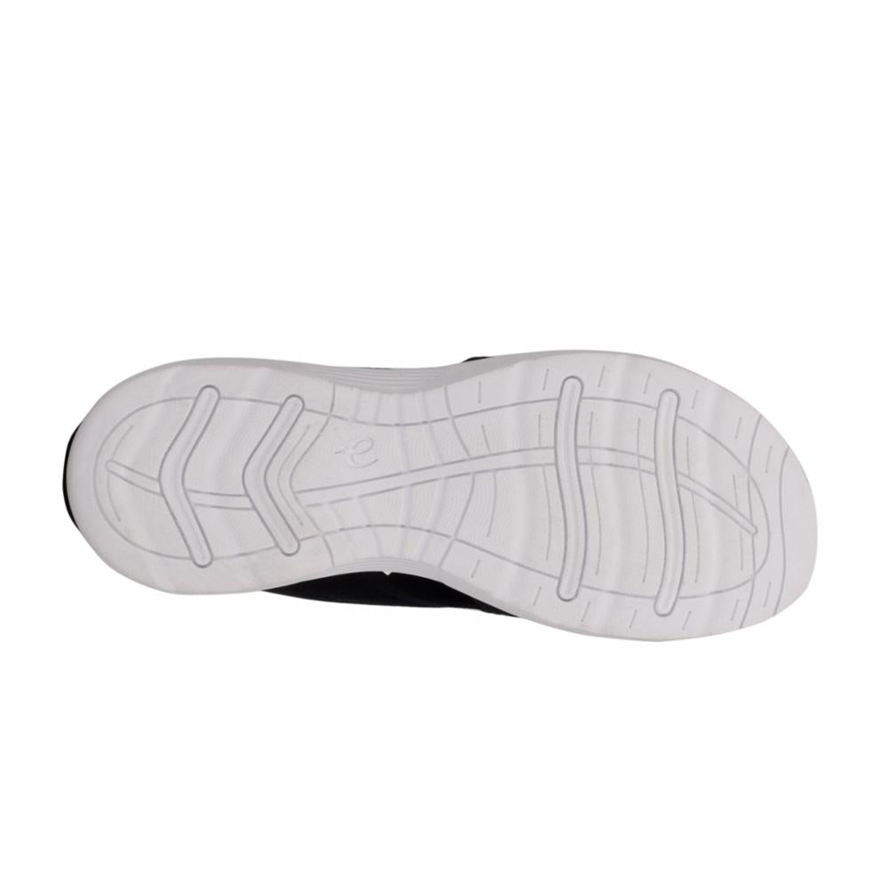 Easy Spirit Women's Tine2 Black Walking Shoes - Comfortable Slip-On Sneakers for Women | Perfect for Travel, Work & Everyday Wear
