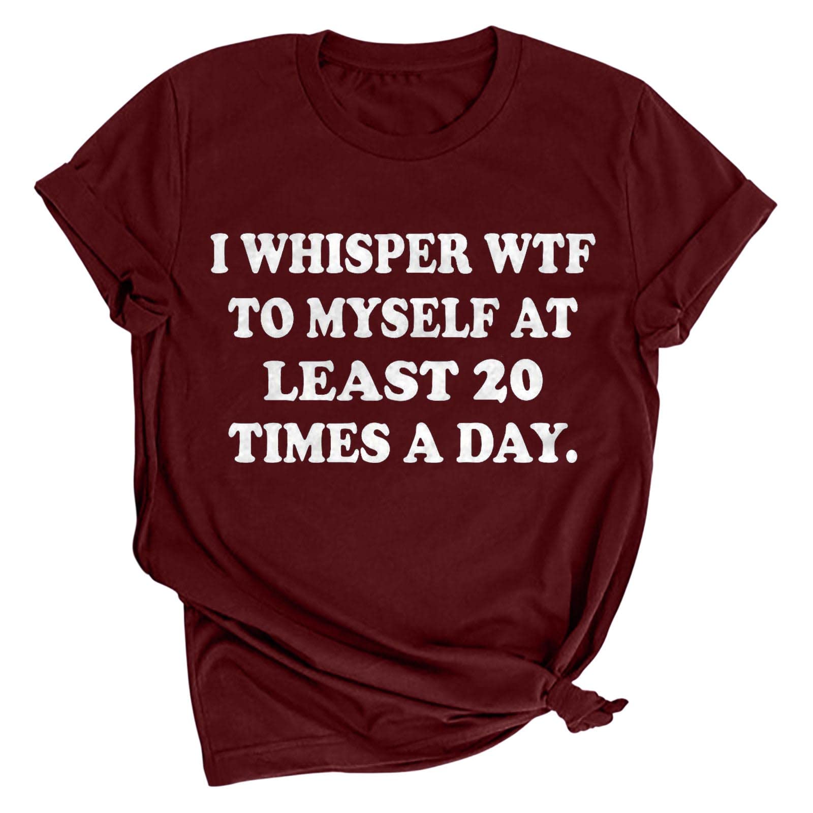 Funny Saying Women's T-Shirts - Cute Summer Short Sleeve Round Neck Tee with Letter Print | Perfect for Casual Outings, Beach Trips & Everyday Wear