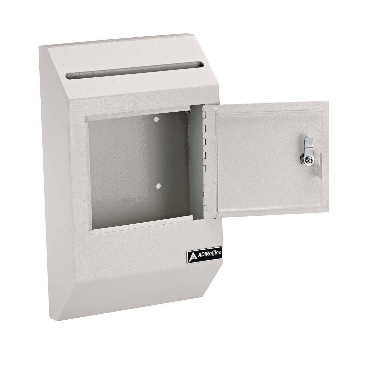 Heavy Duty Weatherproof Secure Drop Box for Mail & Packages - 10 x 4 x 16.3 Inches, White - Perfect for Office, Home & Outdoor Use