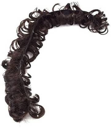 Women's Artificial Hair Bun Extensions - Messy Bun Hair Accessories with Rubber Bands & Frill Details | Perfect for Everyday Wear, Parties, and Special Occasions