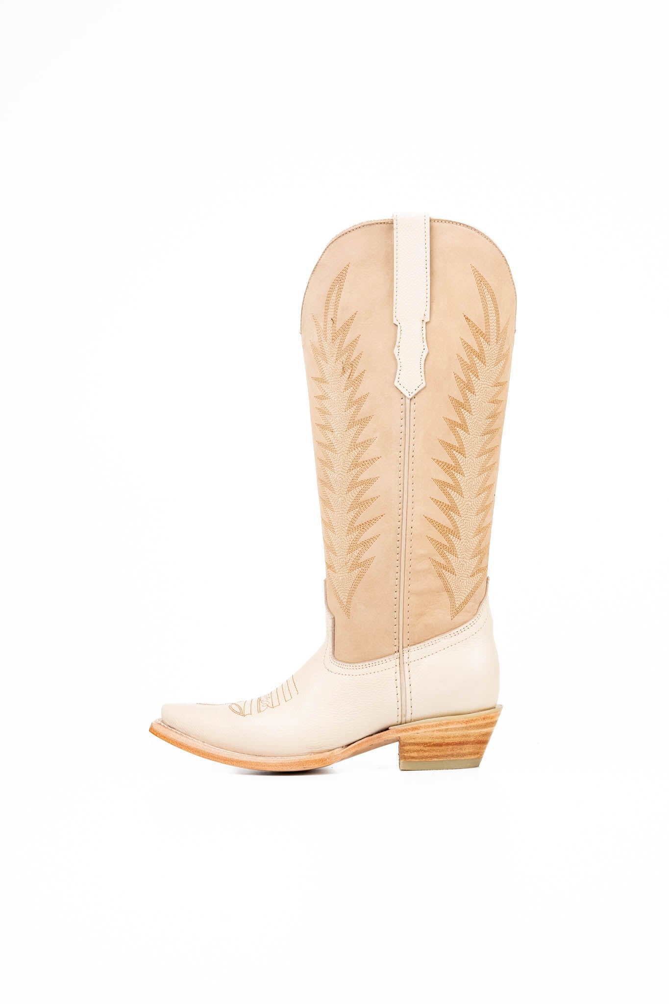 Sierra Midi Wide Calf Snip Toe Cowgirl Boots for Women - Comfortable Western Riding Boots for Country Dancing, Rodeo & Everyday Wear