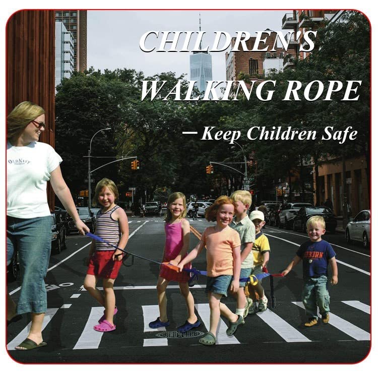 14-Person Kids Safety Walking Rope - Lightweight & Comfortable for Daycare, Preschool & Field Trips | Perfect for Group Walks, Outdoor Activities & Child Safety