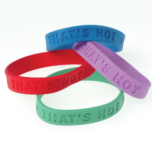 Colorful Kids Rubber Bracelets for Boys & Girls - Fun & Safe Silicone Wristbands for School, Sports & Play - Pack of 12