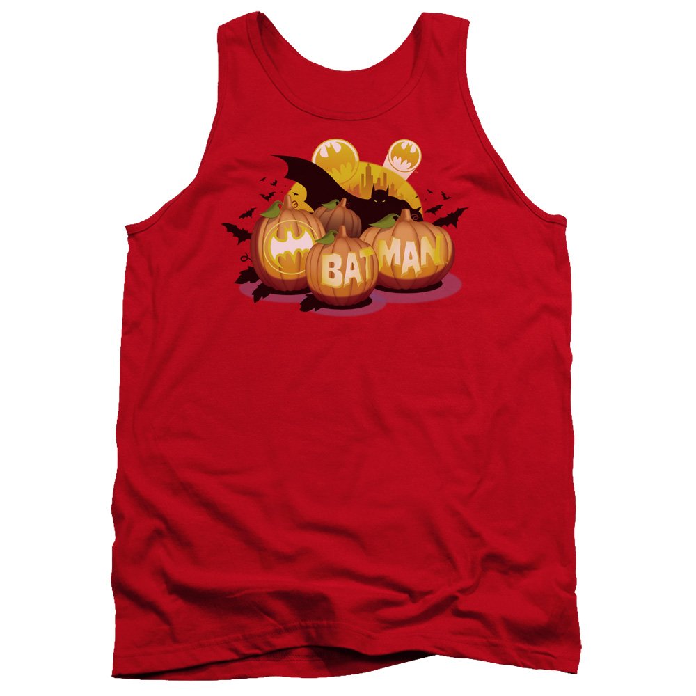 Batman Bat O Lanterns Graphic Unisex Tank Top for Men & Women - Cool Superhero Tee for Cosplay, Halloween & Comic Con