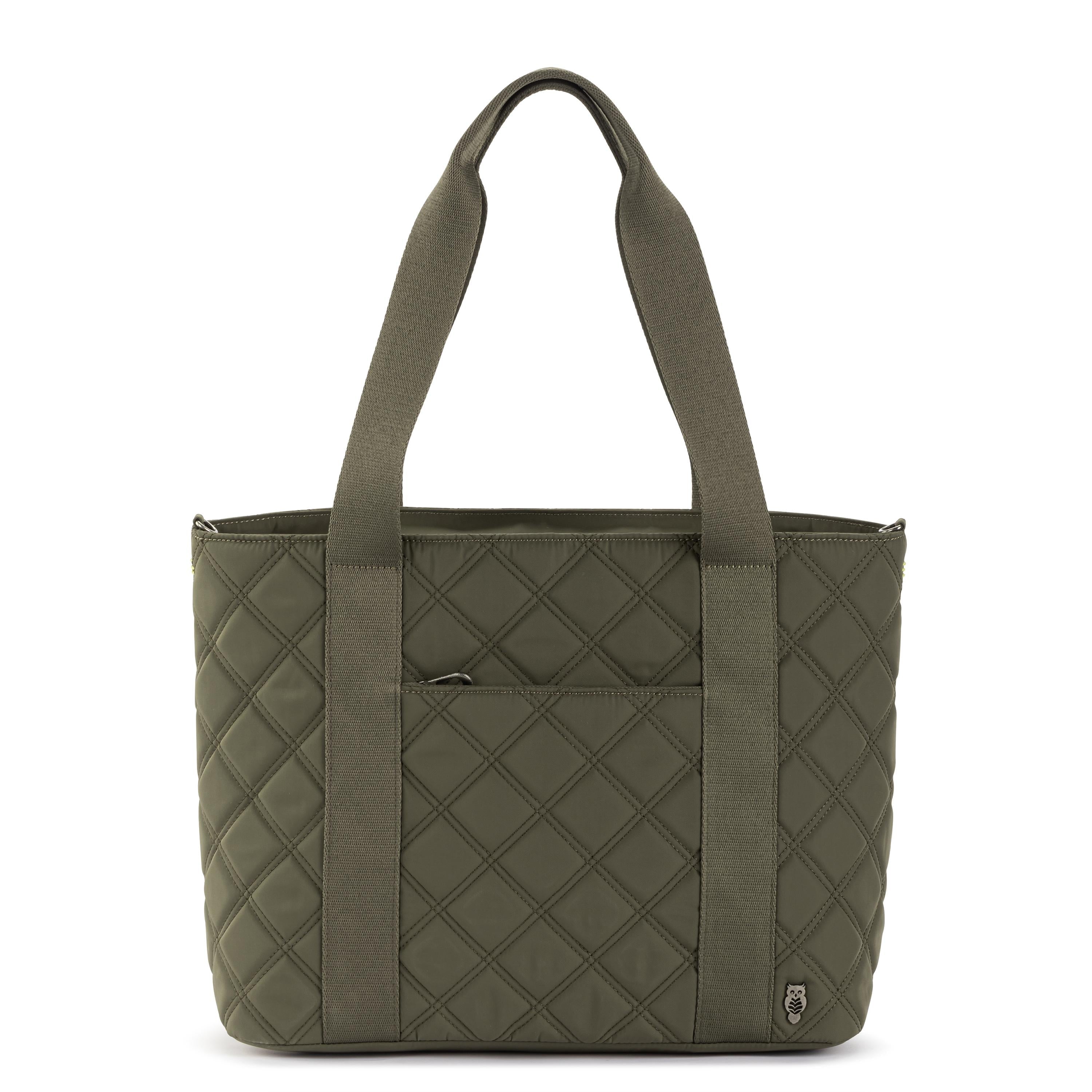 EcoTwill - Olive Diamond Quilted