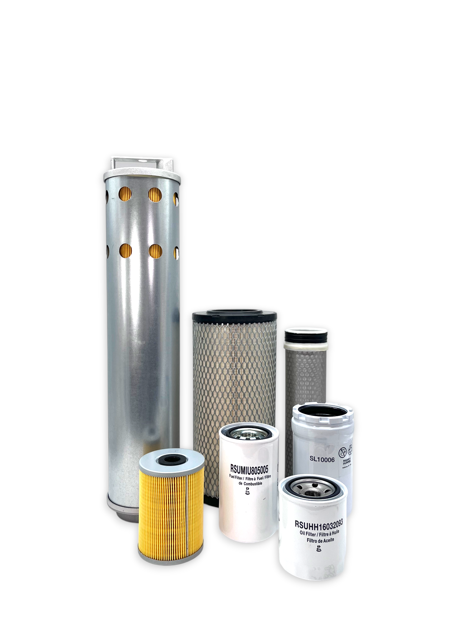 HERO® Maintenance Filter Kit for John Deere 85G Excavator - Air, Oil & Hydraulic Filters - Compatible with John Deere 85G Crawler Excavator - Perfect for Construction, Landscaping & Heavy Equipment Maintenance
