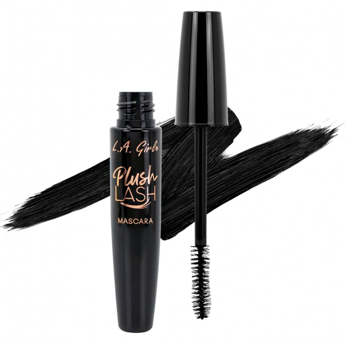 Best Plush Lash Mascara - Blackest Black Volumizing & Lengthening - Waterproof & Smudge Proof for Day & Night Wear