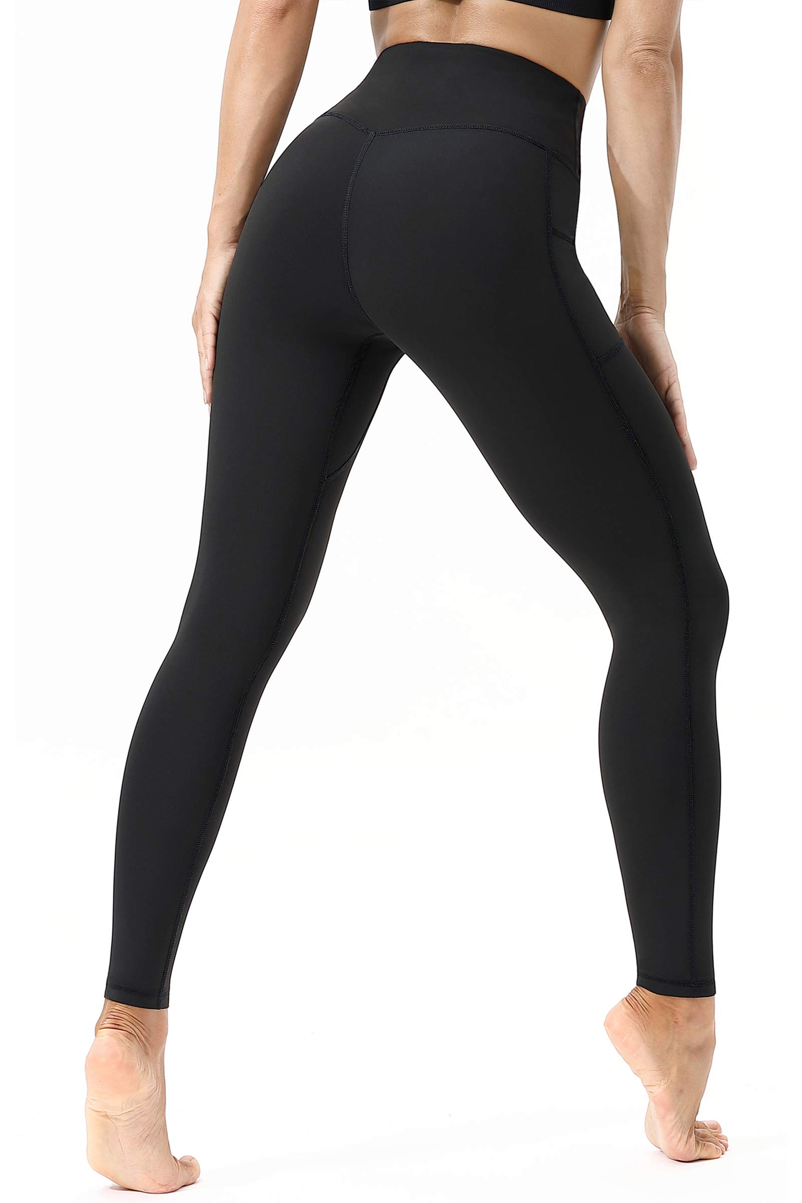 TYUIO High Waist Yoga Pants for Women with Pockets - Stretchy Running Workout Leggings - Perfect for Gym, Yoga & Everyday Wear