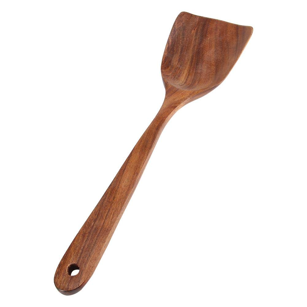 Natural Wooden Spatula Turner - 34*8.5cm Fried Shovel for Cooking, Perfect for Chefs, Home Cooks & Kitchen Novices - Ideal for Flipping, Stirring & Serving