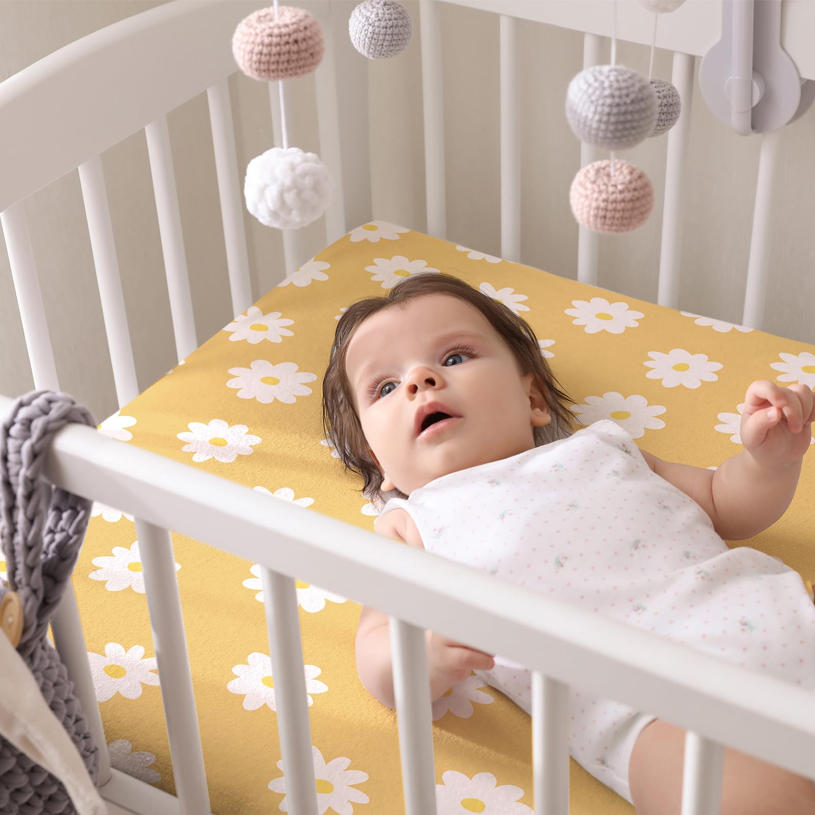 Peryiter 4 Pack Soft Baby Crib Sheets - 52
